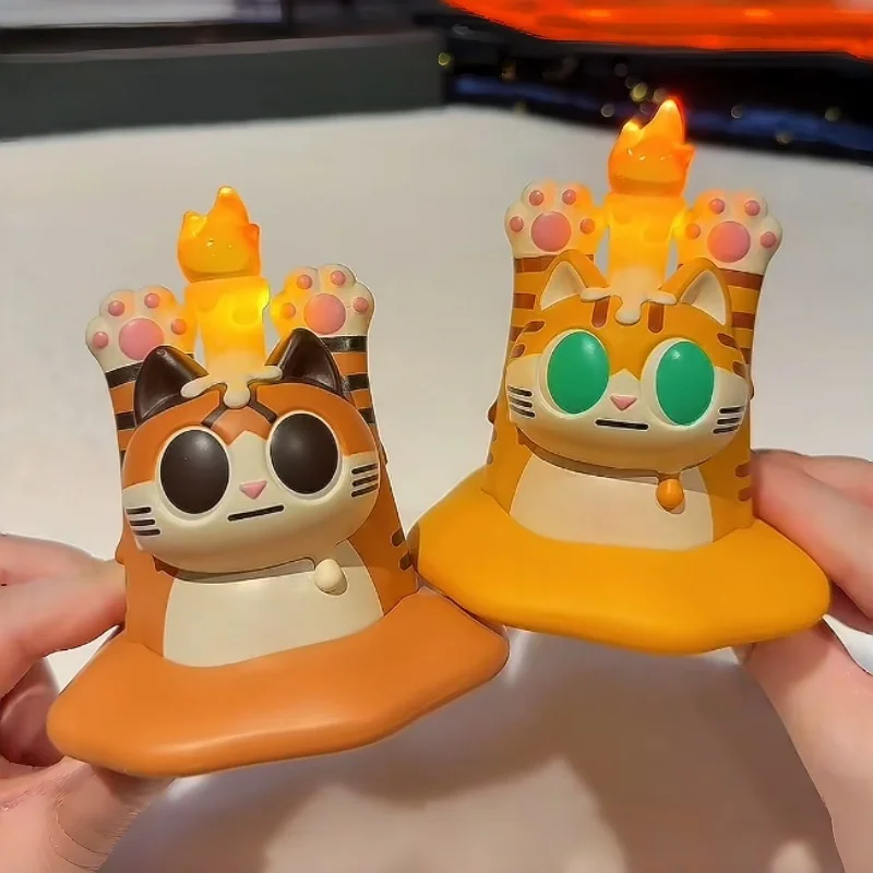 สินค้าใหม่ ชุดเทียนแมวซน ซีรีส์แมวซน กล่องสุ่ม ของตกแต่งน่ารัก ของประดับตกแต่งห้องนอน โต๊ะทำงาน แสงเทียน ไฟกลางคืน