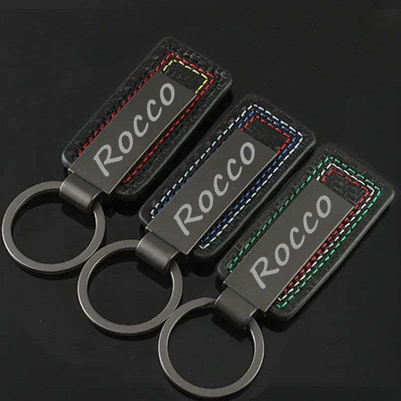 Metal Car Accessories  Keychain Keyring Key Chains Rings Buckle for Volkswagen VW Rocco Badge 2025 2026 2022 2021 Pendant Gift
