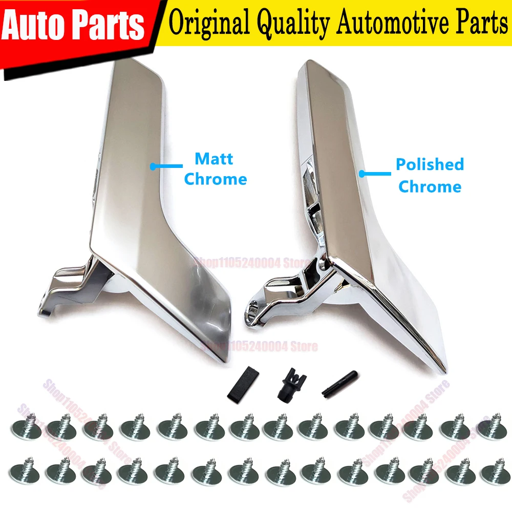 2 4PCS Left Right Chrome Interior Unlock Door Pull Handle For Mercedes Benz C Class W204 GLK Class 2047206262 Replacement
