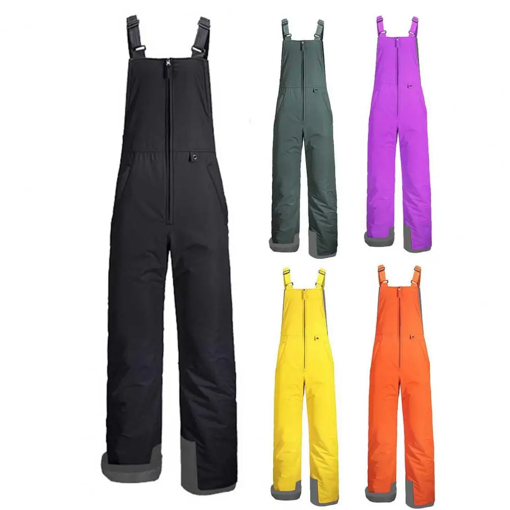 

Лыжные штаны Ветрозащитные водонепроницаемые зимние штаны с полной застежкой-молнией Изолированные водонепроницаемые лыжные брюки Унисекс Брюки для сноуборда