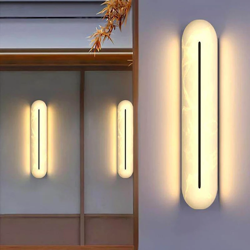 Indoor Outdoor Waterproof Wall Lamps Modern Simple Courtyard Villa Door Wall Light for Living Room Corridor Entrance Aisle Stair