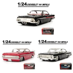 Jada impala escala 1:24 diecast modelo de carro liga clássico veículo adulto coleção presente brinquedos lembrança brinquedo