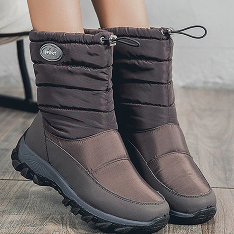 Snow Women Boots Soft Boots Ladies Platform Shoes For Women Fur Keep Warm Shoes Woman Casual Plus Size Botas Mujer Winter Boots