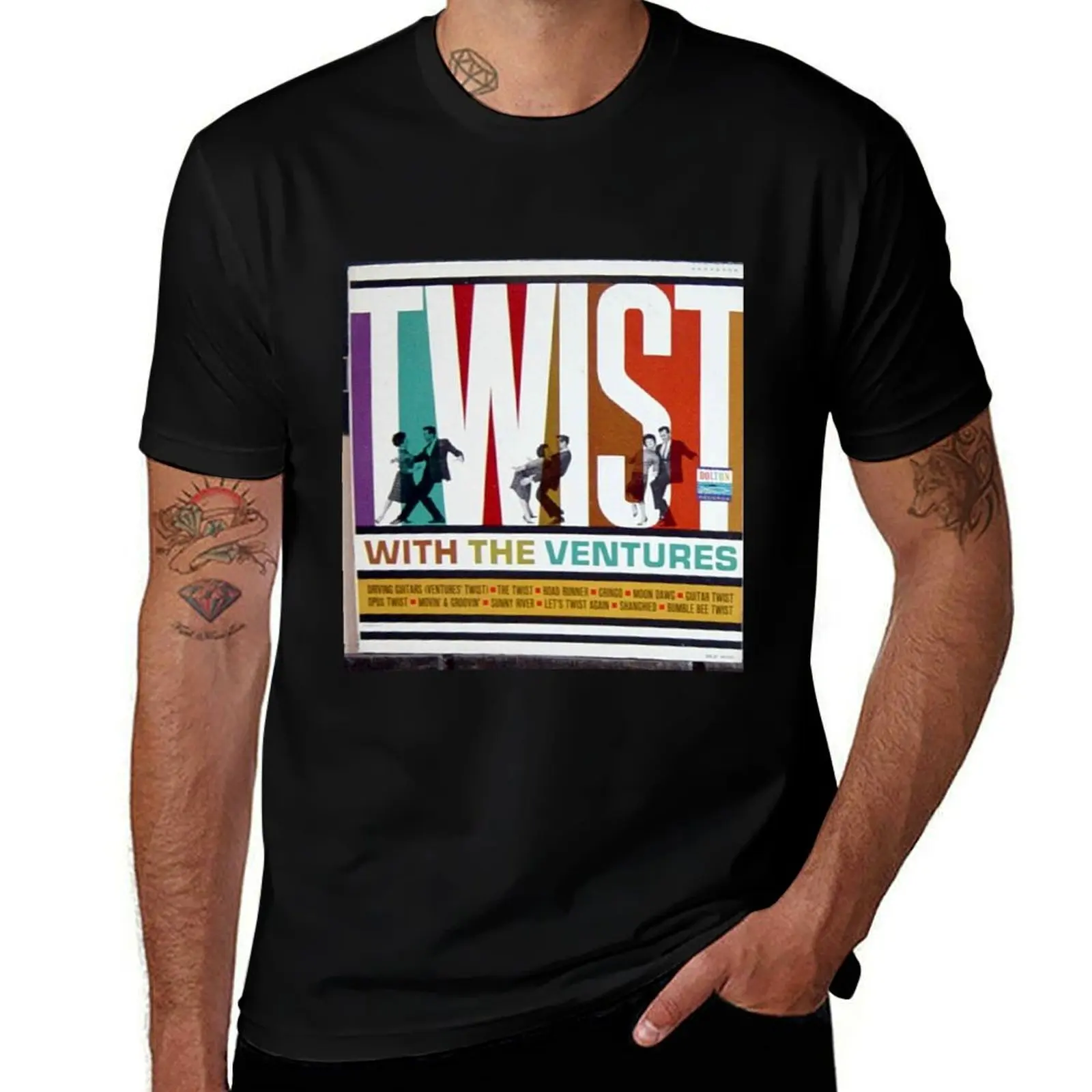 

Twist With The Ventures T-Shirt Clothing Blouse anime mens workout shirts