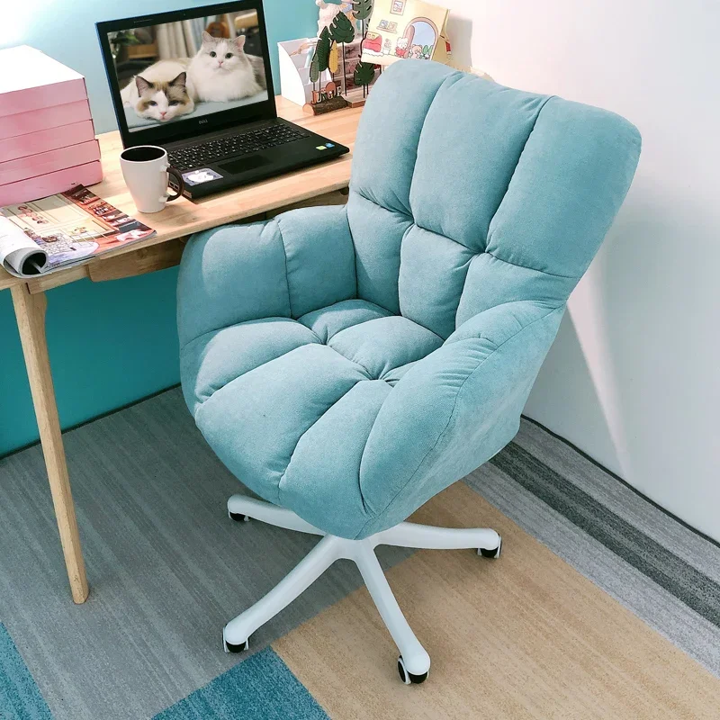 Pink Green Girl Computer Chair,New Rocking chair,Gaming Chair Live Gamer Chair,soft Comfortable Rotating Seat,Lazy sofa chair