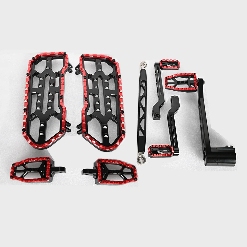 Motorcycle Performance Bagger CNC Colored Floorboards Pedals Kits for HD Touring 1986-2024