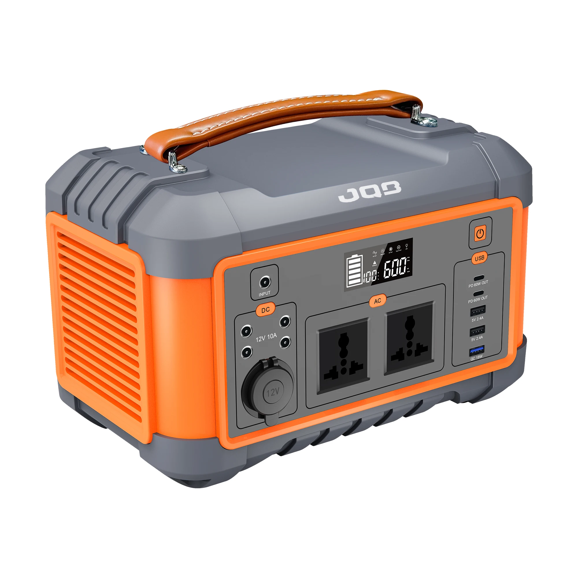 Portable Power Station Power Generators Portable Solar Powered 555Wh 150Ah AC600W MPPT Charging System USB AC DC Output