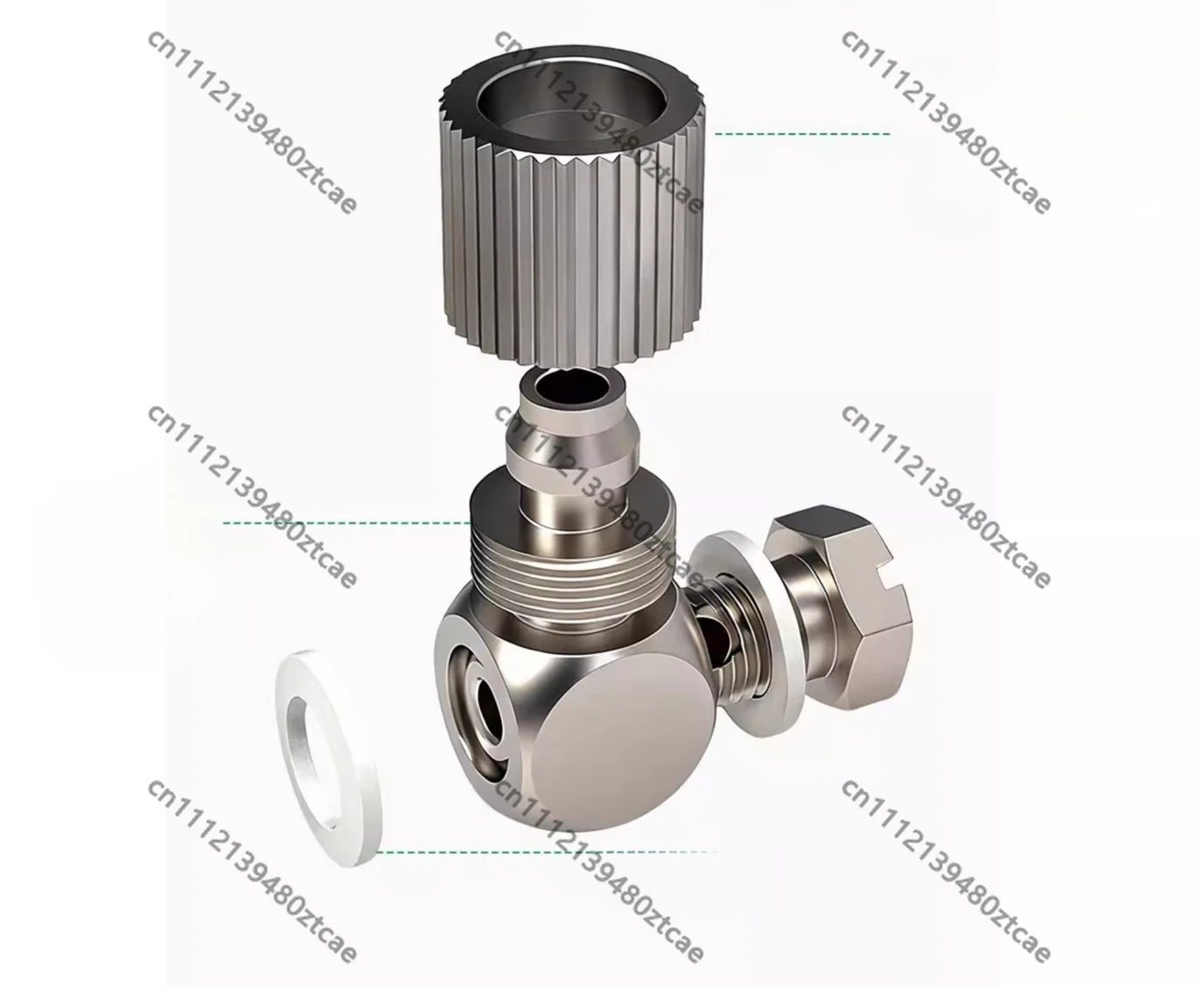 Stainless Steel Pneumatic Fitting PC Straight PL Elbow Quick Twist Lock for Air Tubing 3/4/6mm M3/M4/M5