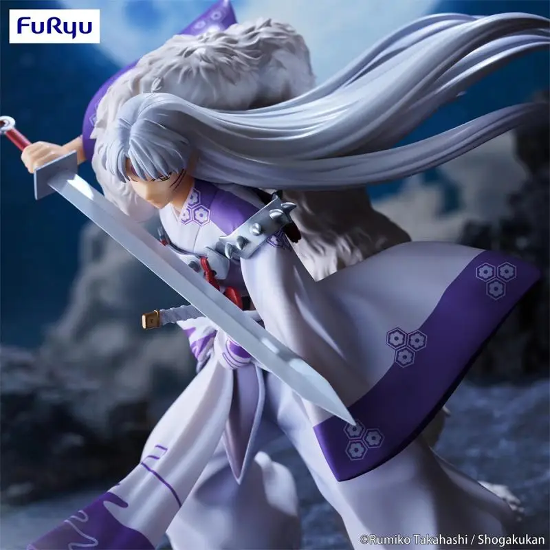 Original FuRyu Trio-Try-iT Inuyasha Sesshoumaru PVC Anime Figure Action Figures Model Toys