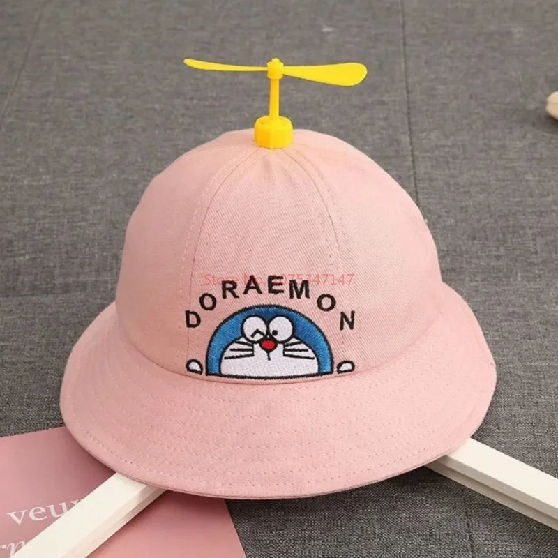 Doraemon Bucket Hat Cute Cartoon Anime Child Beach Round Cap Full Doraemon Bucket Hat Cute Cartoon Anime Child Beach Round Cap Full