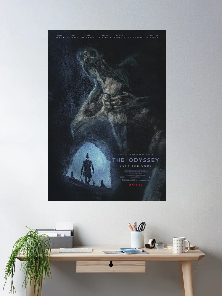 

THE ODYSSEY 2026 Movie Print Art Canvas Poster, For Living Room Decor Home Wall Picture