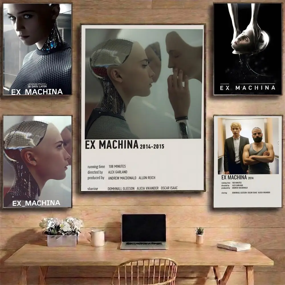 Ex Machina Poster HD Waterproof Self-Adhesive Wall Art with 