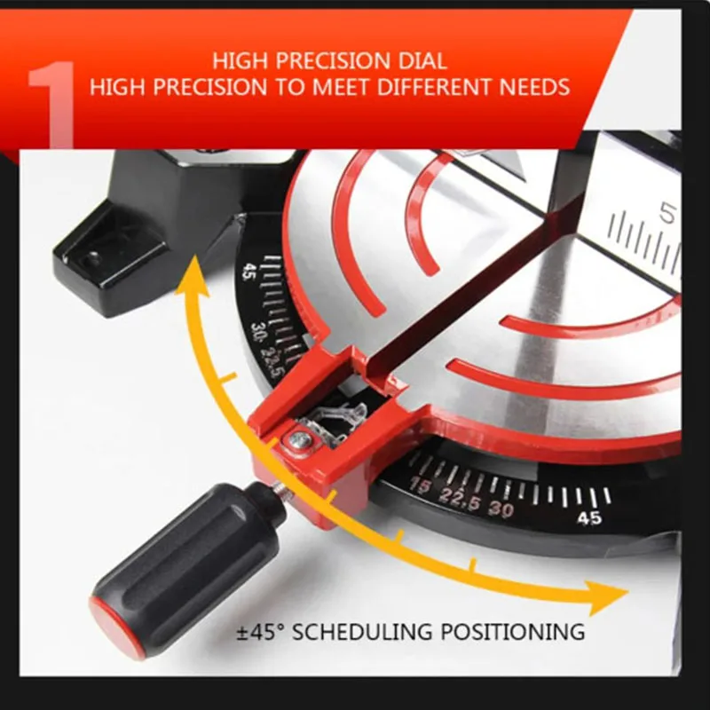 Imagem -03 - Serra Circular Multifuncional Mitra de Corte de 45 Graus Máquina de Corte de Madeira Máquina de Corte de Madeira