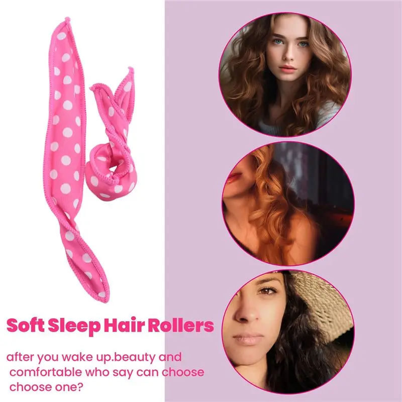 ABUL-10PCS Magic Curler Hair Rollers Night Sleep Wave Point Foam Hair Curler Rollers Flexible Soft Pillow Hair Rollers DIY Spong