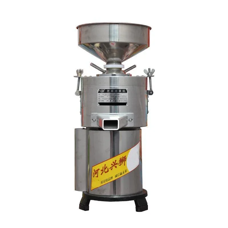 220v Electric Peanut Butter Machine Making Sesame Sauce 220V Stainless Steel Multifunctional Ketchup Stone Grinding Sesame Butte