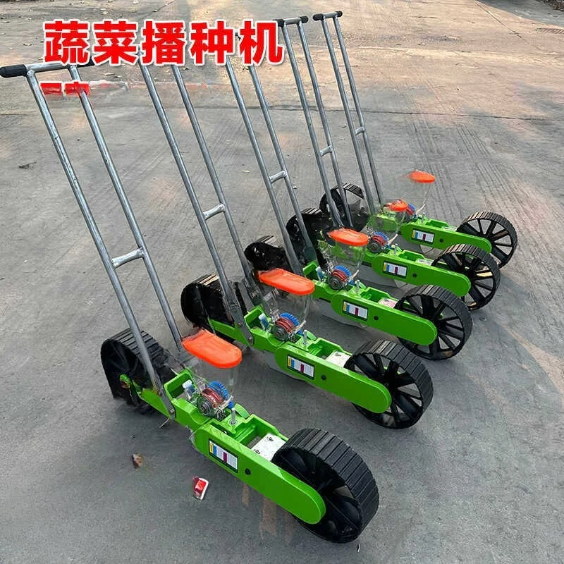 Hand push vegetable planter vegetable planting machine small rapeseed on demand machine medicinal herbs grain planting radish