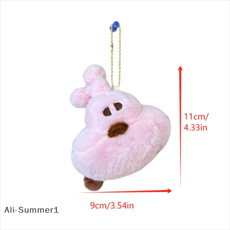 1/2 قطعة الكرتون لطيف مضحك الوردي الغواصة السفن أفخم دمية دمية محشوة حقيبة سلسلة مفاتيح قلادة الإبداعية على ظهره شنق هدية مزخرفة