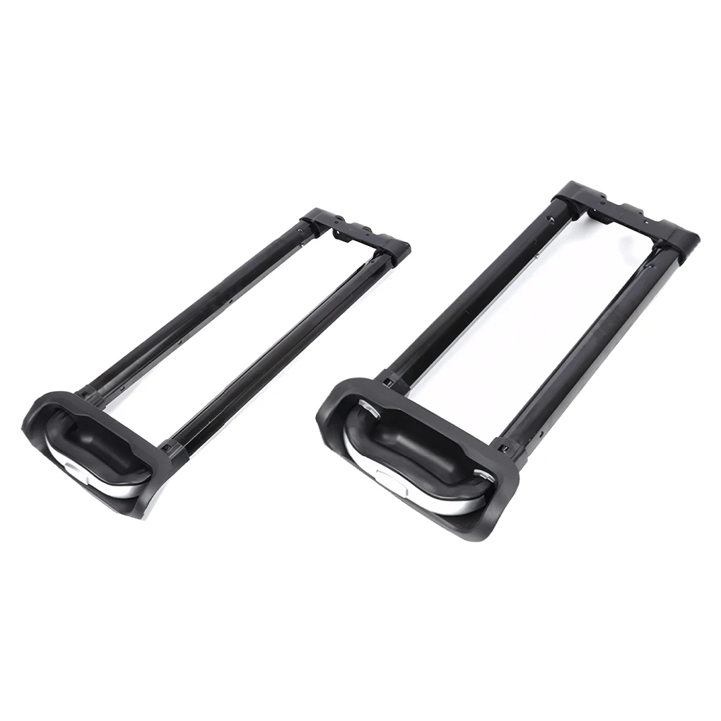 2/3 أقسام لتقوم بها بنفسك الأمتعة مقبض تلسكوبي حمل حقائب الأمتعة استبدال جزء المحمولة مقبض حقيبة الألومنيوم #1