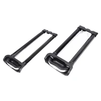 Asa telescópica para equipaje DIY, 2/3 secciones, Estuche de transporte, pieza de repuesto para maletas de equipaje, asa para maleta de aluminio portátil