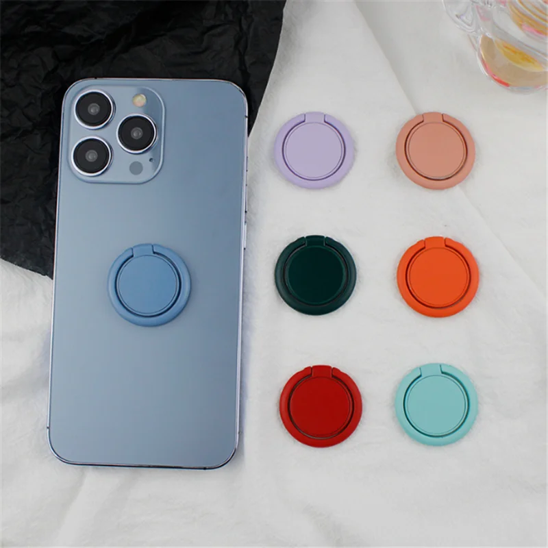 Circle Metal Mobile Phone Finger Ring Smartphone Stand Holder Phone Holder Stand For IPhone 12 XS Max 13 Xiaomi Huawei All Phone