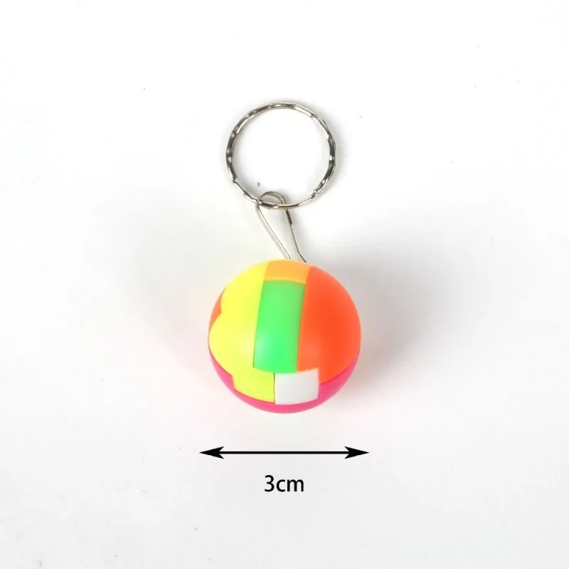 1pcs Mini Puzzle Assembling Ball Education Toys Random Color Children Gift Creative Plastic Multi-color Ball Puzzle Toy