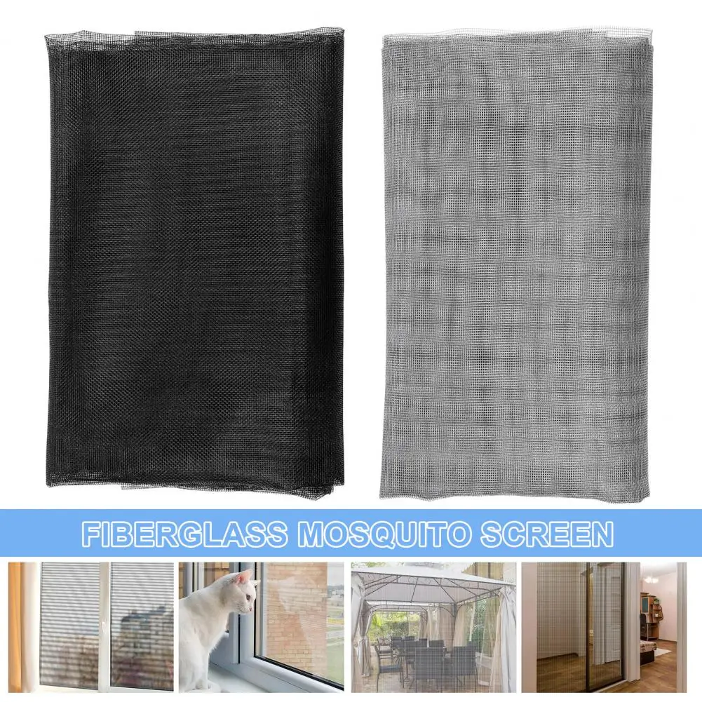 Window Screens Fiberglass Window Screen Mesh for Cut-to-fit Door