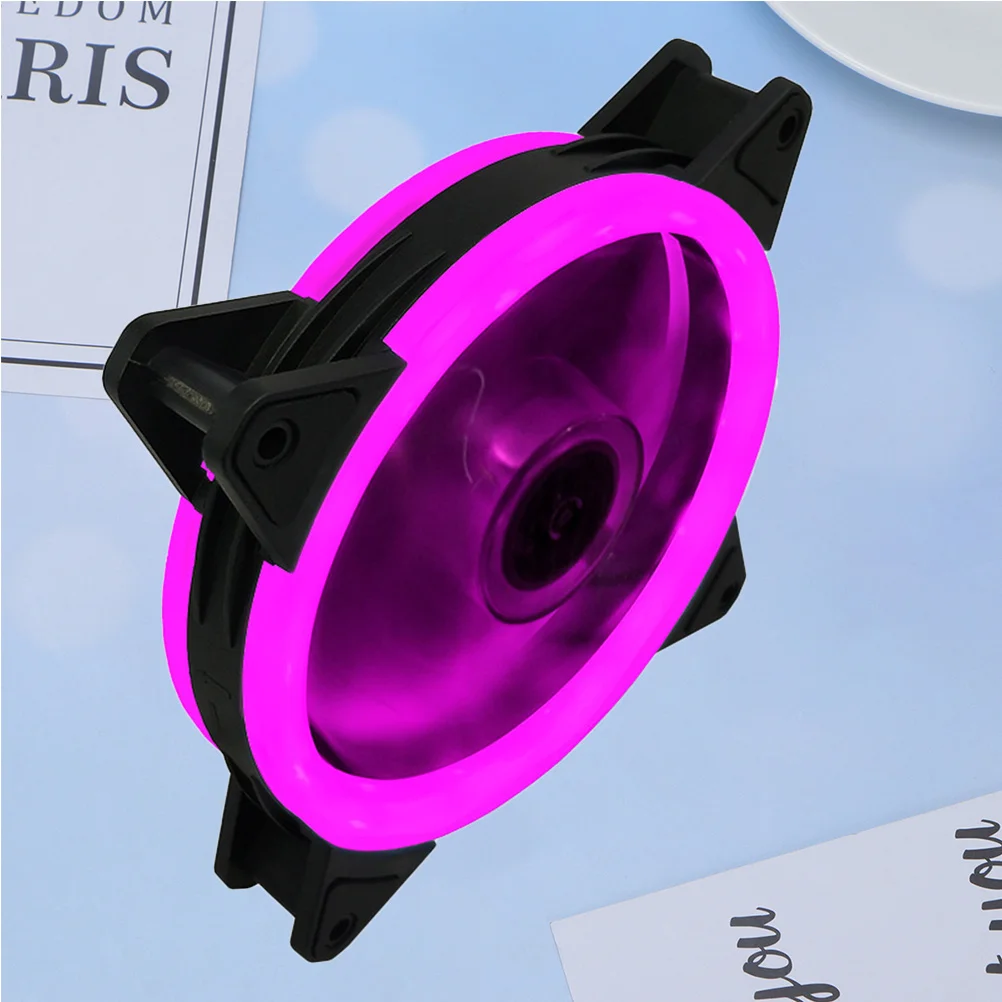1pc 12Cm Rgb Ventola di Lunga Durata A Basso Rumore Pc Ventola Del Computer Per Desktop Case Cpu Dispositivo di Raffreddamento di Raffreddamento Design Creativo Accessori Per Computer