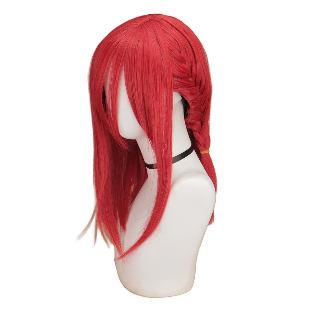 

Аниме Синий Замок Чигири Хёма Косплей Парики Предварительно Стилизованный Плетеный Парик Красный Косплей Аниме Косплей Парики Термостойкие Синтетические Парики