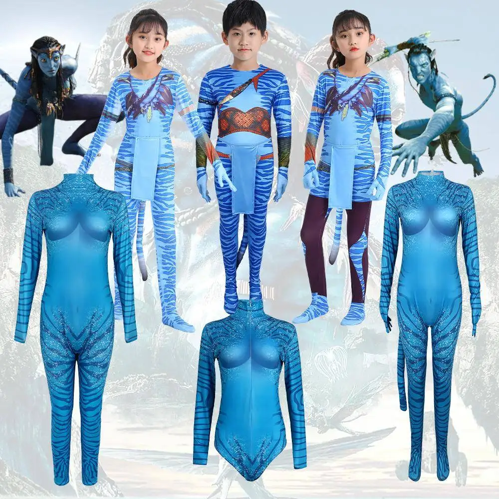 

Новый Хэллоуин Аватар2 Косплей Ролевой Костюм Комбинезон Водяной Путь Аватара Женский Этнический Костюм Сценическое Представление