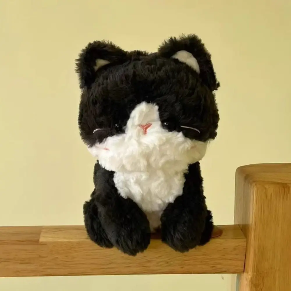 Kawaii PP Cotton Simulation Cat Toys Fluffy Collection Stuffed Animals Cat Doll Soft Cartoon Pussycat Gifts