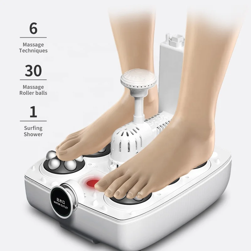 Functional Motorized Spa Foot Bath Massager Massage Foot Footbath Massager Foot Machine ABS Free Spare Parts CN;ZHE