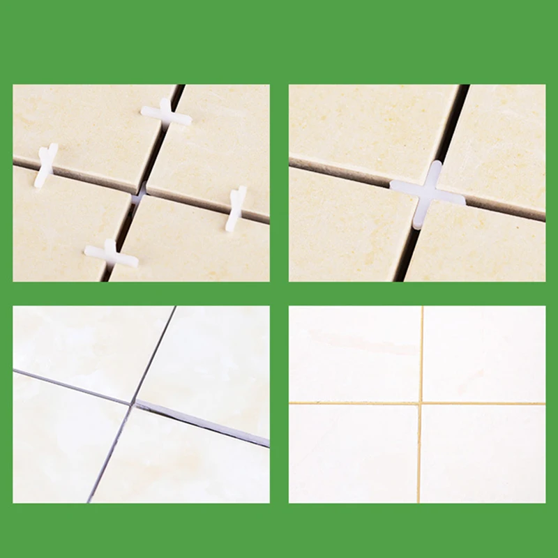 500Pcs 1/1.5/2/2.5/3/5/MM Plastic Cross Ceramic Tile Leveling System Clips Spacer Ceramic Floor Construction Tools