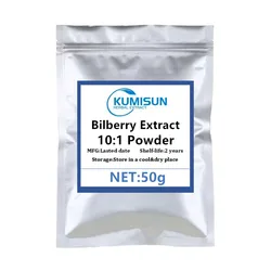 50-1000g Free Shipping Bilberry Extract Purple Powder 10:1