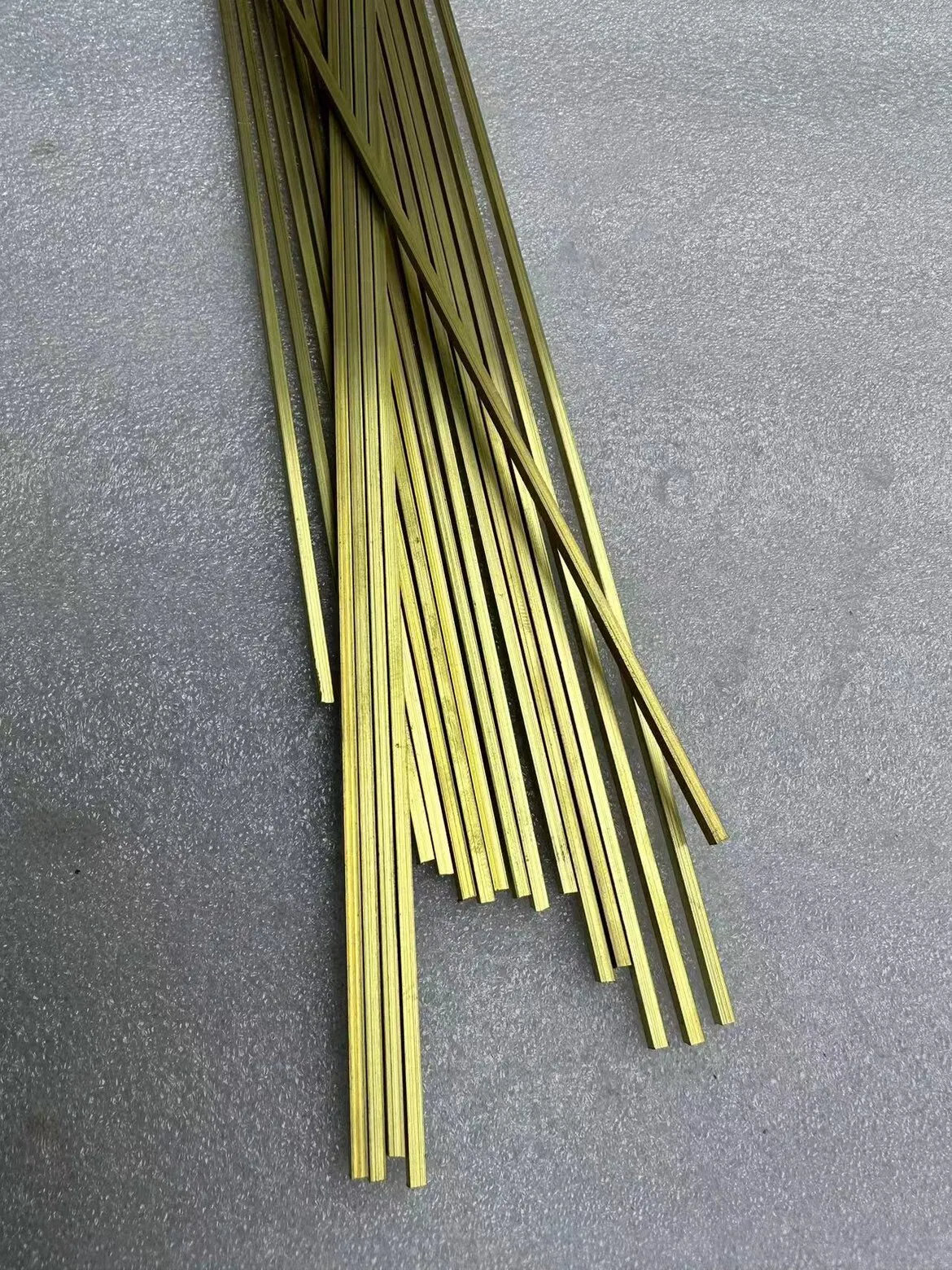 Length 500mm Brass Square Stick Thin Rod Solid Bar 1/1.5/2/2.5/3/4/4.5/5/6/7/8/9/9.5/10/11/12/13/14/15mm