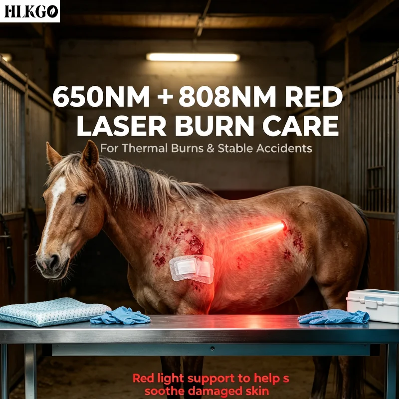 650nm 808nm Dual Wavelength 5W Class IV Cold Laser for Dogs Cats Horses Bursitis Plantar Fasciitis Osteoarthritis Relief