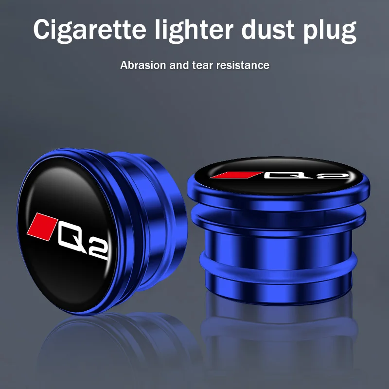 

Car Cigarette Lighter Cover Aluminum Alloy Auto Lighter Button Plugs Dust Cover Car Accessories For Audi S RS Line S7 S8 S5 S6 Q