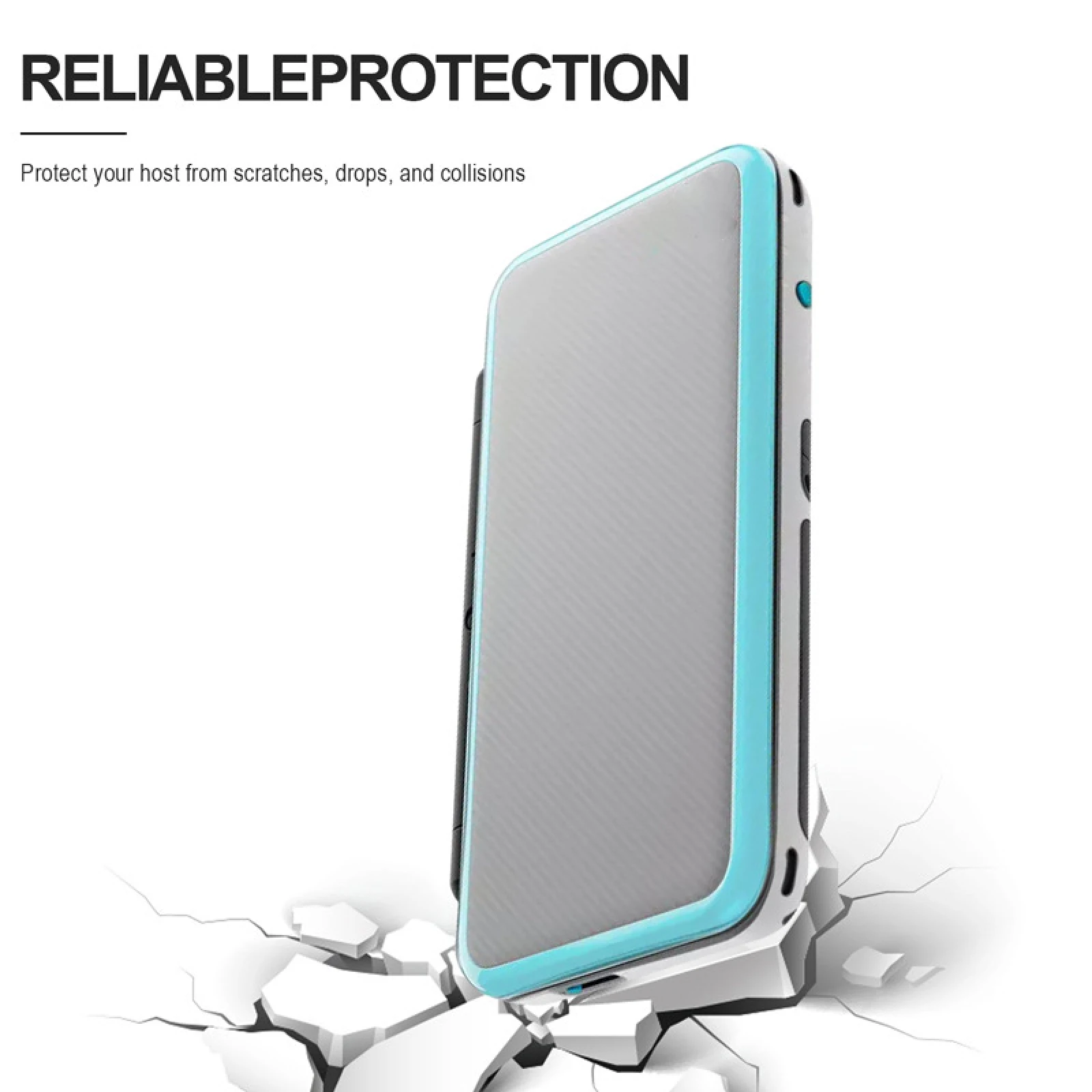 

for 2DS LL Transparent PC Hard Case Shell Housing Protected Cover for New 2DS XL Protective Cover Accessories