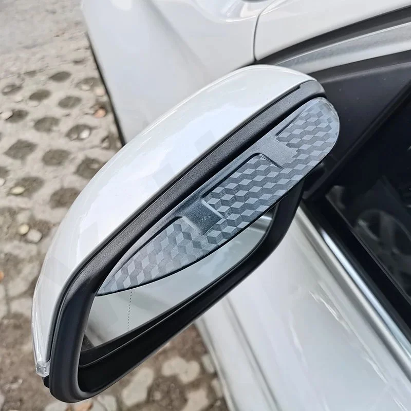 

For BYD Atto 3 Ev Yuan Plus 2022 2023 Accesory Car Rearview Mirror Eyebrow Rainproof Rain Protector Cover Accessories