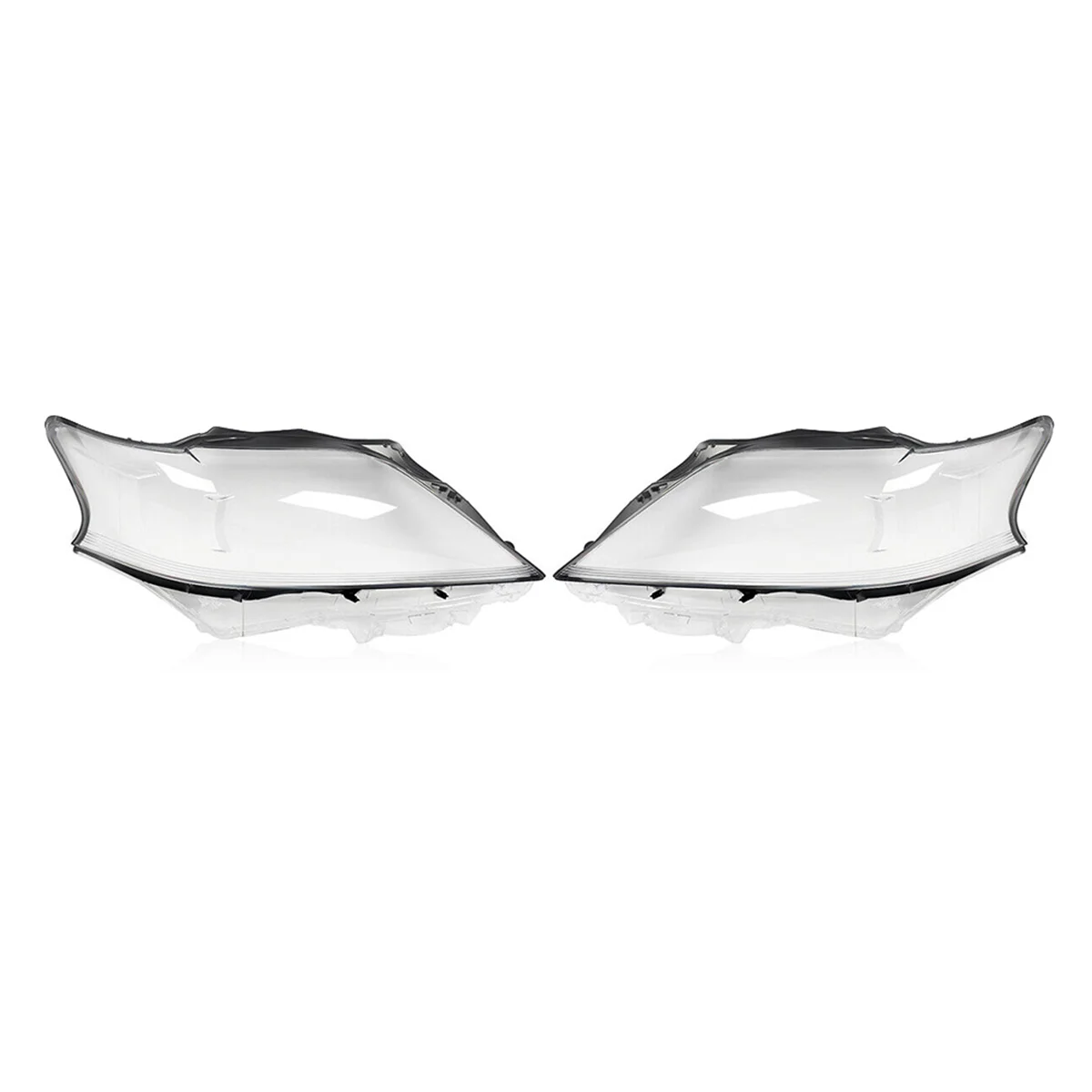 1 Pair Car Headlight Lens Cover Headlight Shade Shell Lens Lampshade for Lexus RX270 RX350 RX450H 2012-2015