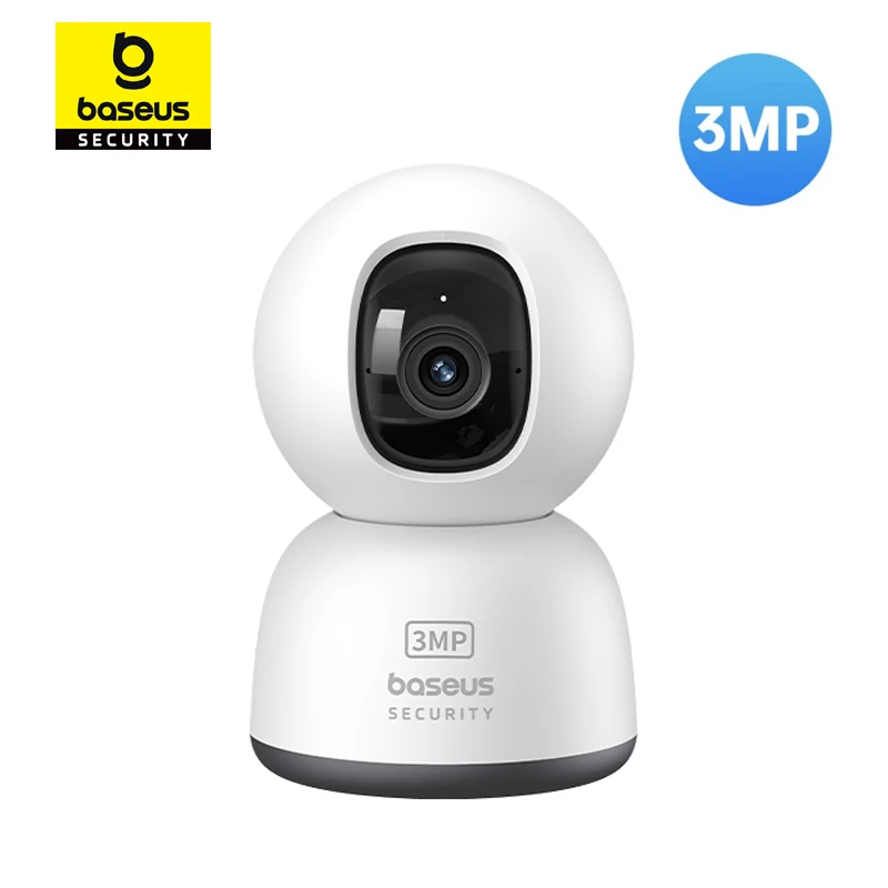 Baseus Security Wifi Camera 3MP 2K Home Protection Smart 2.4G IP Camera Wireless Home Security Full HD Auto AI Track Indoor Cam