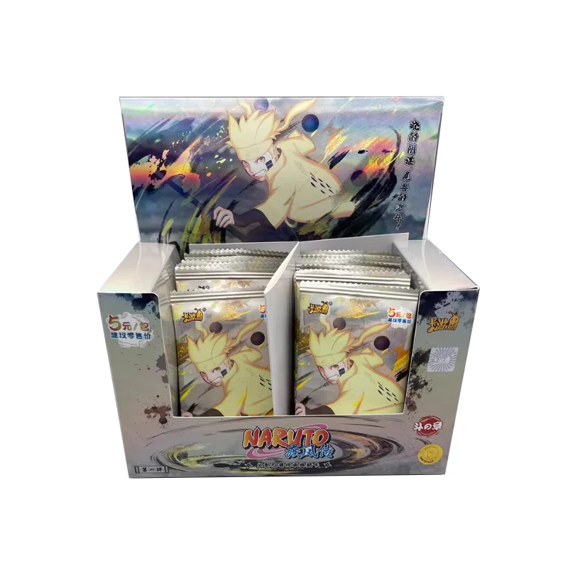 KAYOU Echte NARUTO Card Fight Chapter Volledige serie kaartspelcollectiekaart Cartoon kinderspeelgoed rondom vakantiecadeaus.