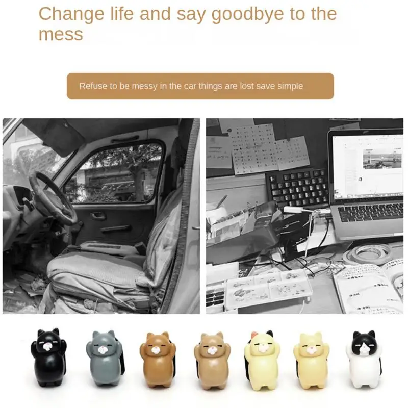 Gancho organizador para coche, forma bonita, Universal, duradero, práctico, conveniente, accesorios para coche, tipo palo, Material de seguridad