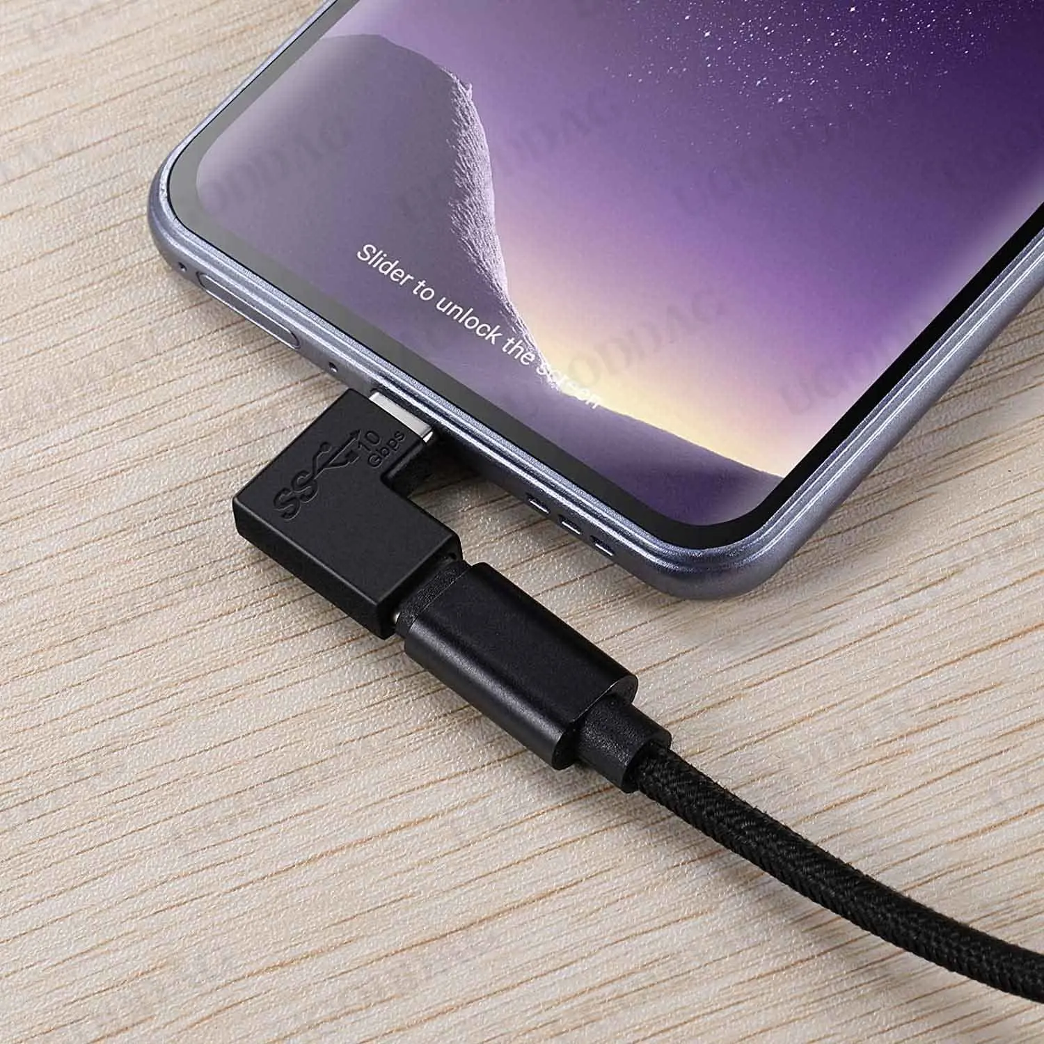 USB Type C 3.1 Male to Female Right Angle 90 Degree Extender Quick Charge Data 10Gbps Fast Charging Adapter Connector Converter