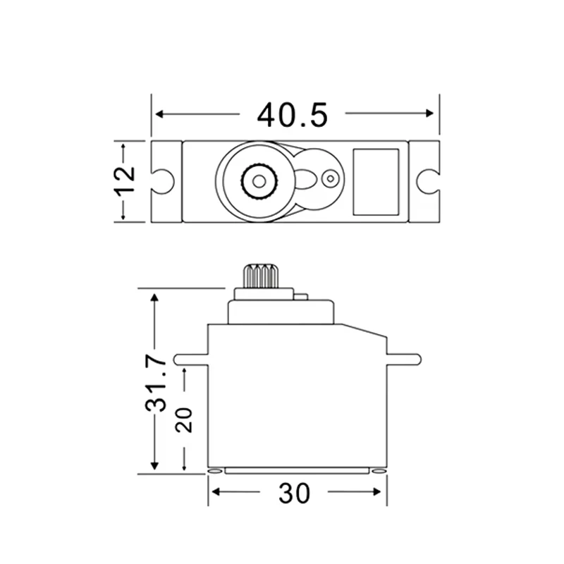 JX Servo PS-1171MG 17g 3.5KG Torque Metal Gear Analog Mini Iron Core Servo for RC Mini Helicopter Airplane Robot DIY Parts