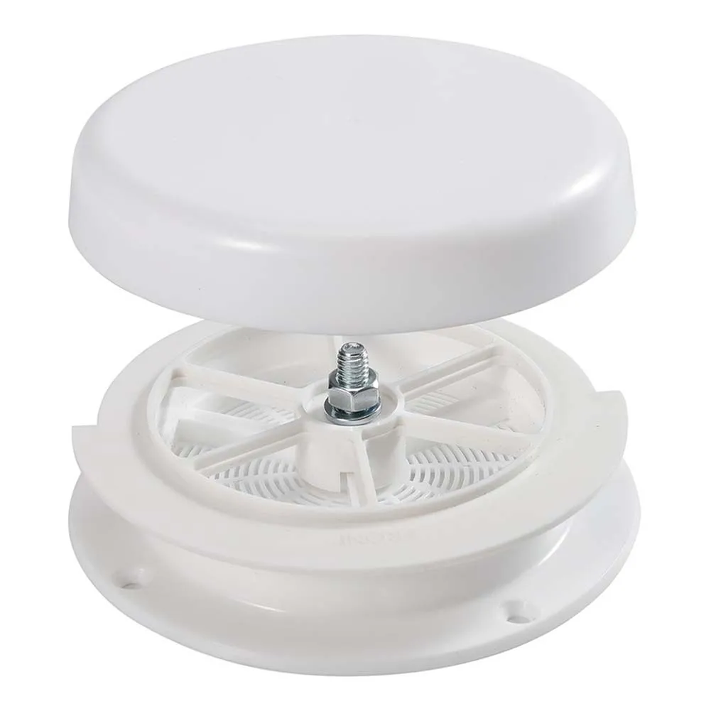 

For Campers RV Roof Mushroom Vent Weather Protection Effective Airflow Control Vent User-Friendly Installation