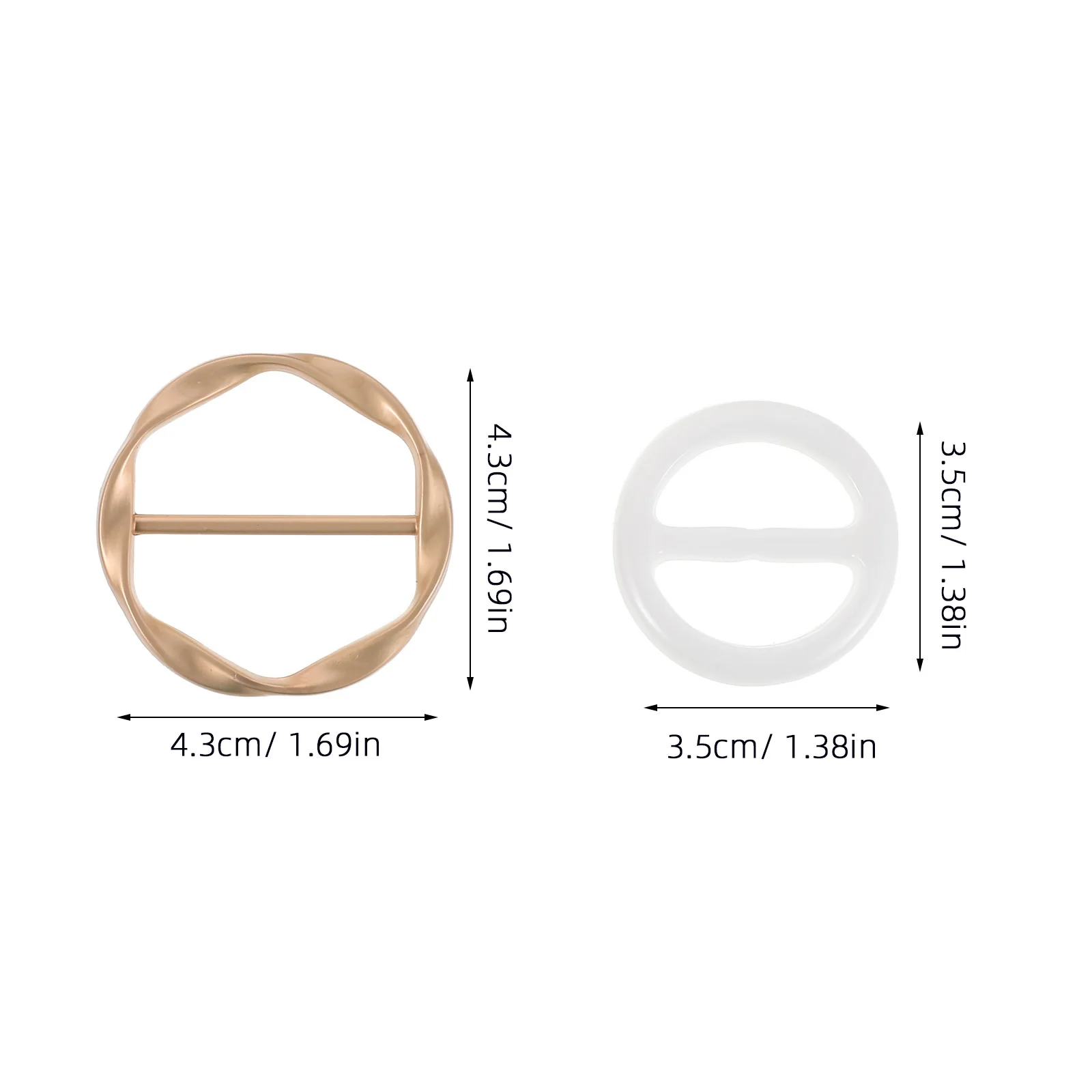 12 قطعة اكسسوارات الملابس وشاح خواتم المشبك الزاوية المعدنية معقود زر مشبك للقمصان فساتين شال سترة التصميم كليب #3