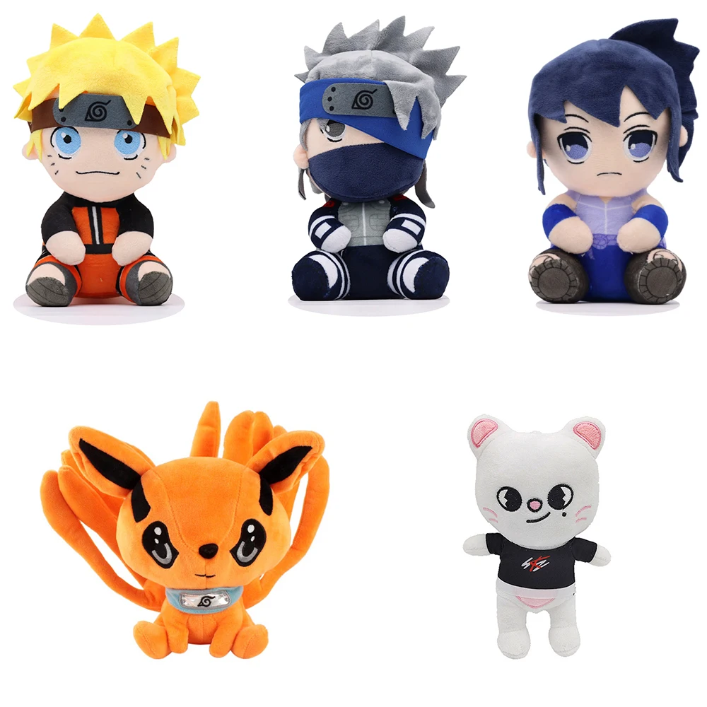 Naruto Plush Doll Creative Cute Pillow Kakashi Uchiha Itachi Simulation Doll Children's Birthday Gift Collection Toys