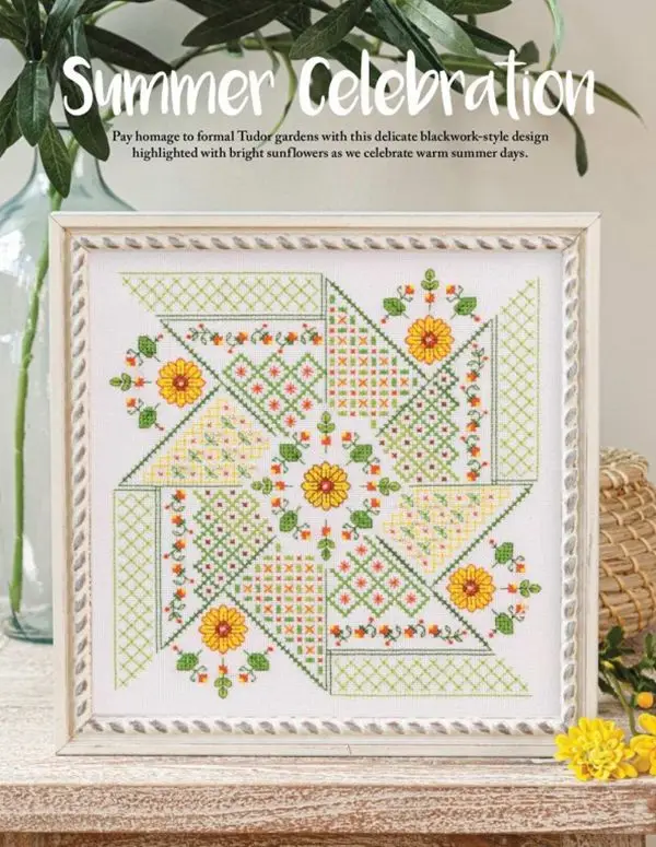 

Yellow Daisy Windmill Embroidery Cross Stitch Kits Set, DIY 14CT Unprinted Arts, Home Decor, 29-29 Embroidery