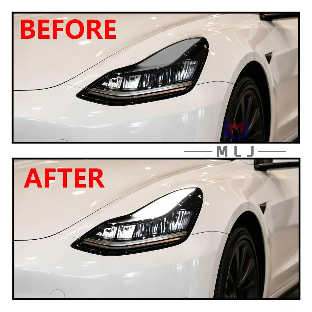 TRP36247 B109037‑B For Tesla Model 3 Model Y 2017‑2023 DRL Headlight Parts White LED Angel Eye DRL Daytime Running Light Module