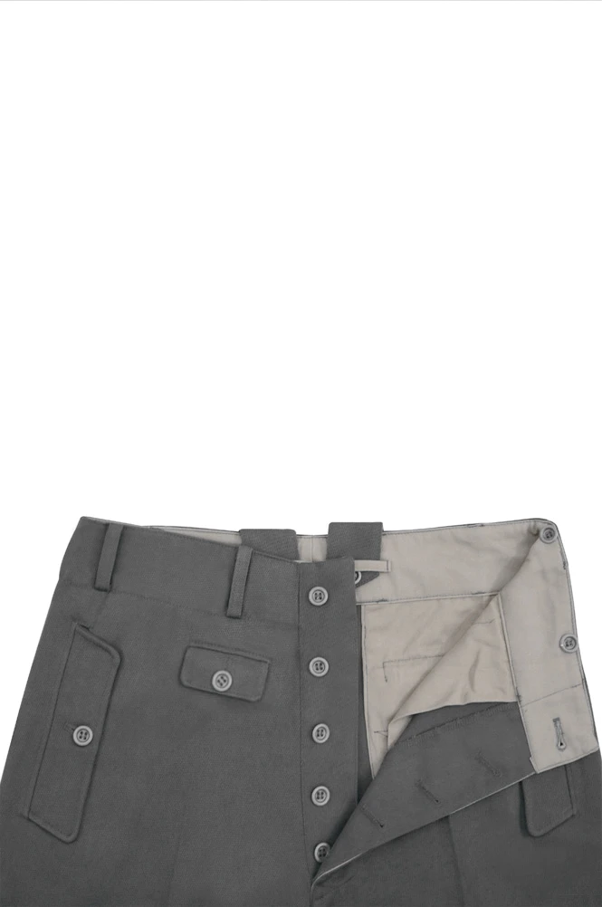 GUDD-011 WWII German Elite M44 Stone Grey Gabardine trousers